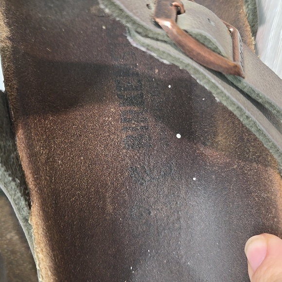 Birkenstock Womem Mayari Loop Toe Brown Strappy Sandals Flats Shoes Sz 39/8 Reg - Picture 11 of 12